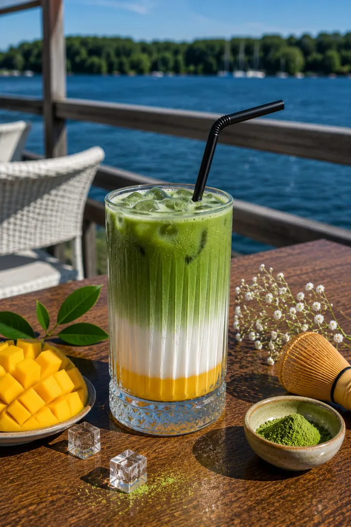 Iced Matcha Mango 🥭